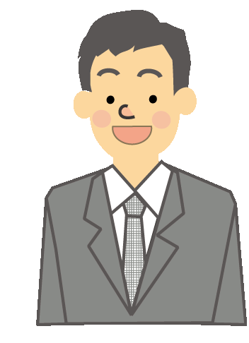 説明する営業マン